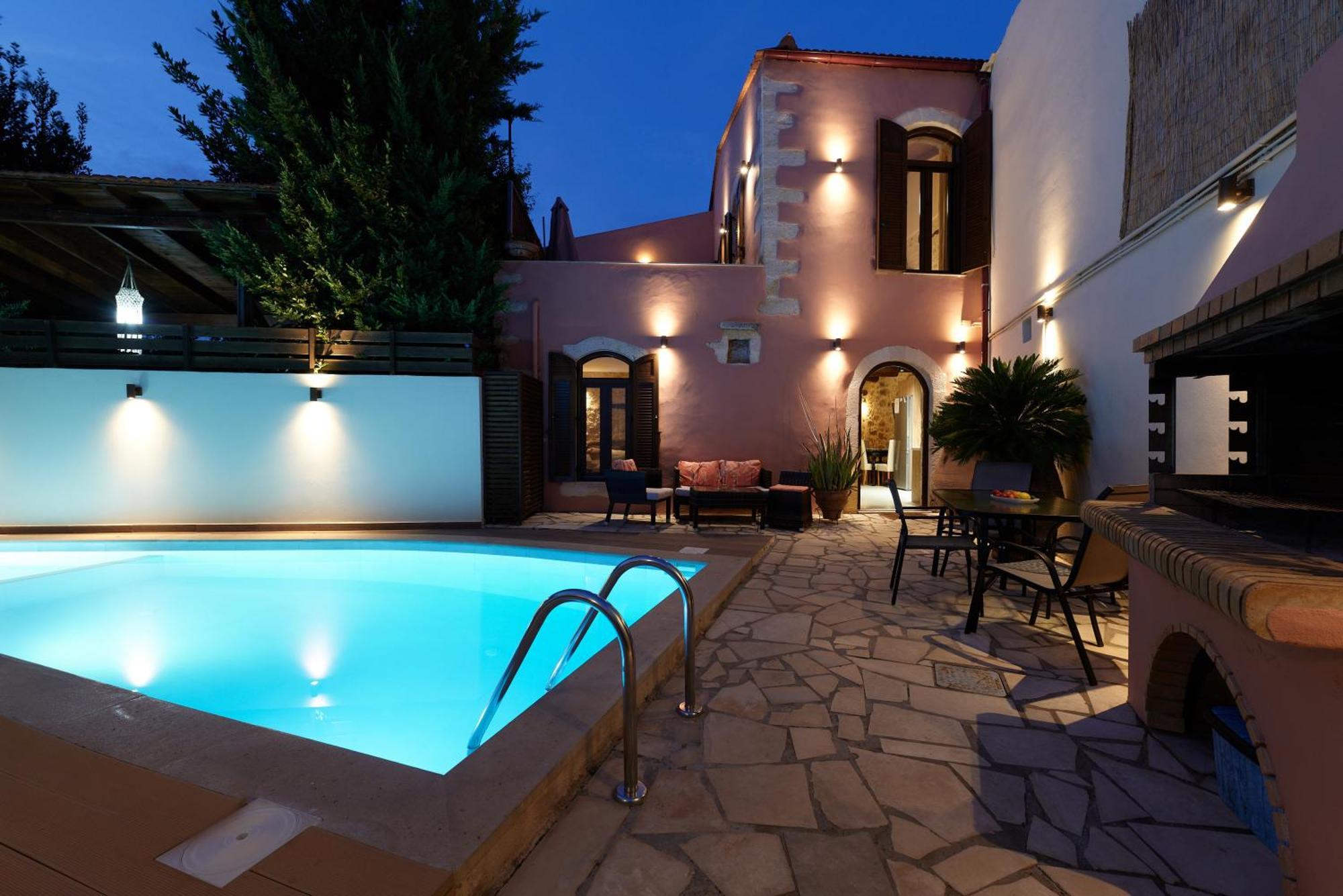 Stone Villa With Swimming Pool-Bbq! Melidhónion 外观 照片